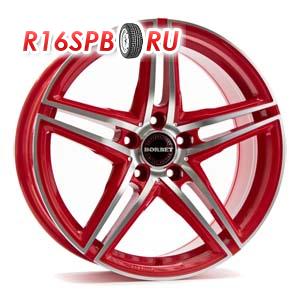 Литой диск Borbet XRT 8x18 5*114.3 ET 45 Red Front Polished