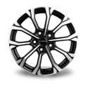 Khomen Wheels 1605 6.5x16 5*114.3 ET 40 dia 66.1 Black