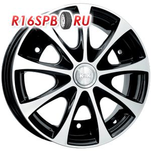 Литой диск КиК Таврия 4.5x13 3*256 ET 30 Алмаз черный Литой диск КиК Таврия 4.5x13 3*256 ET 30 Алмаз черный