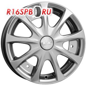 Литой диск КиК Таврия 4.5x13 3*256 ET 30 блэк платинум Литой диск КиК Таврия 4.5x13 3*256 ET 30 блэк платинум