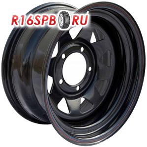 Штампованный диск Off-Road-Wheels УАЗ 7x15 5*139.7 ET 25 Black Штампованный диск Off-Road-Wheels УАЗ 7x15 5*139.7 ET 25 Black