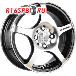 Литой диск Racing Wheels H-125 6.5x15 4*98 ET 40 BK/FP